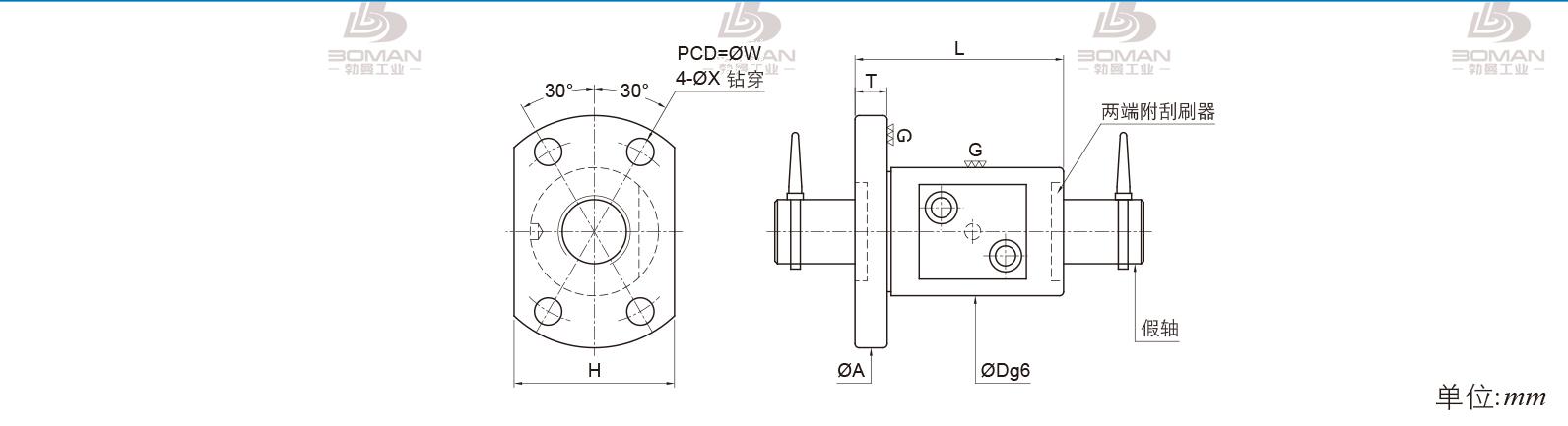 PMI FSMW01002K-2.5P pmi丝杆型号标识